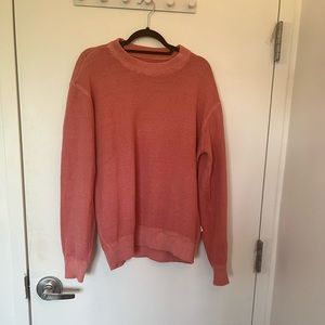 Onia salmon knit sweater - for man or woman or them.